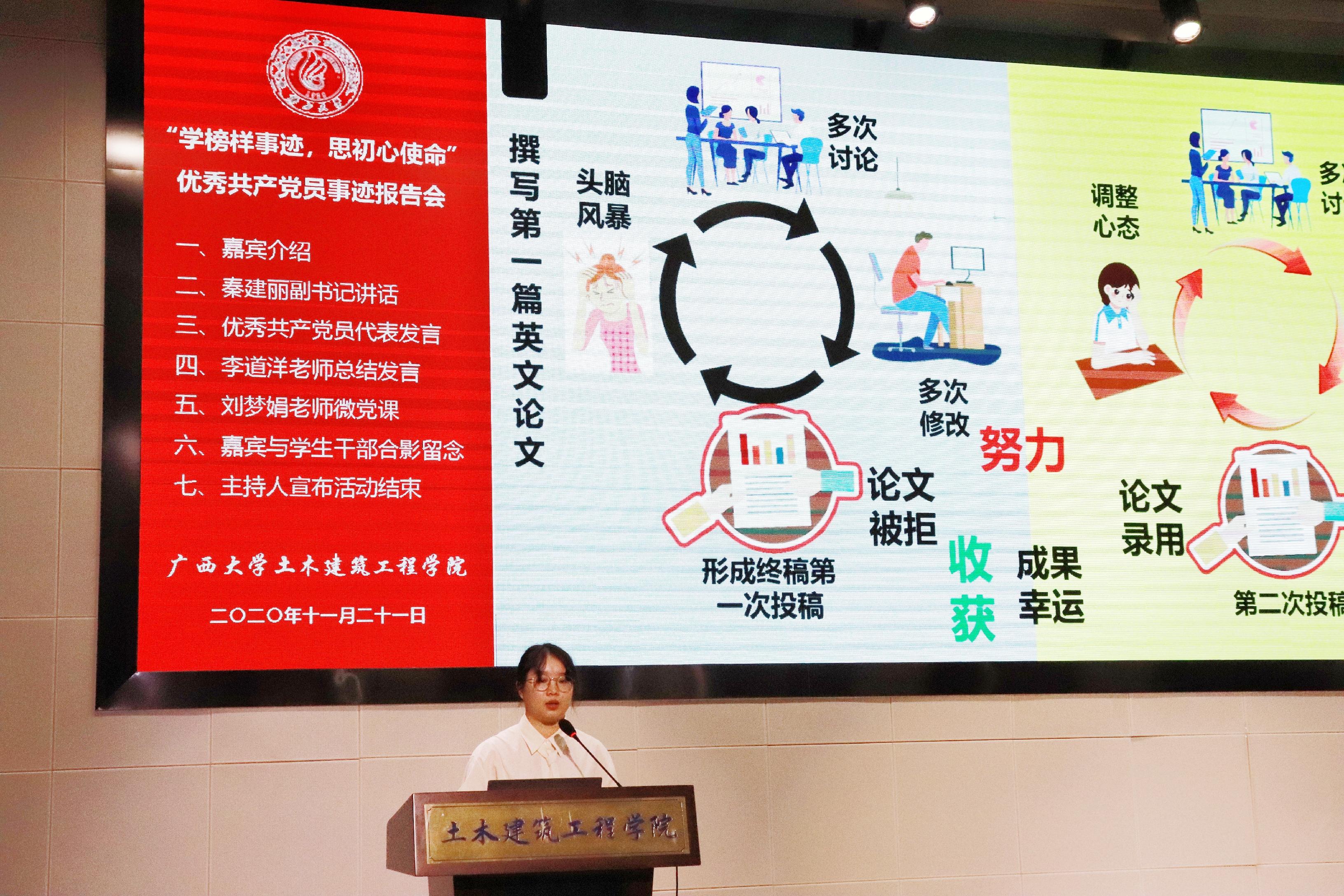 说明: E:\土木宣传部\а√中文在线资源库优秀学生党员先进事迹报告会照片\优秀学生党员代表发言 (3).jpg